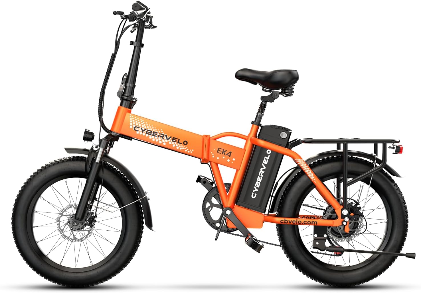 1000W Folding Electric Bike, 48V 20AH Large Removable