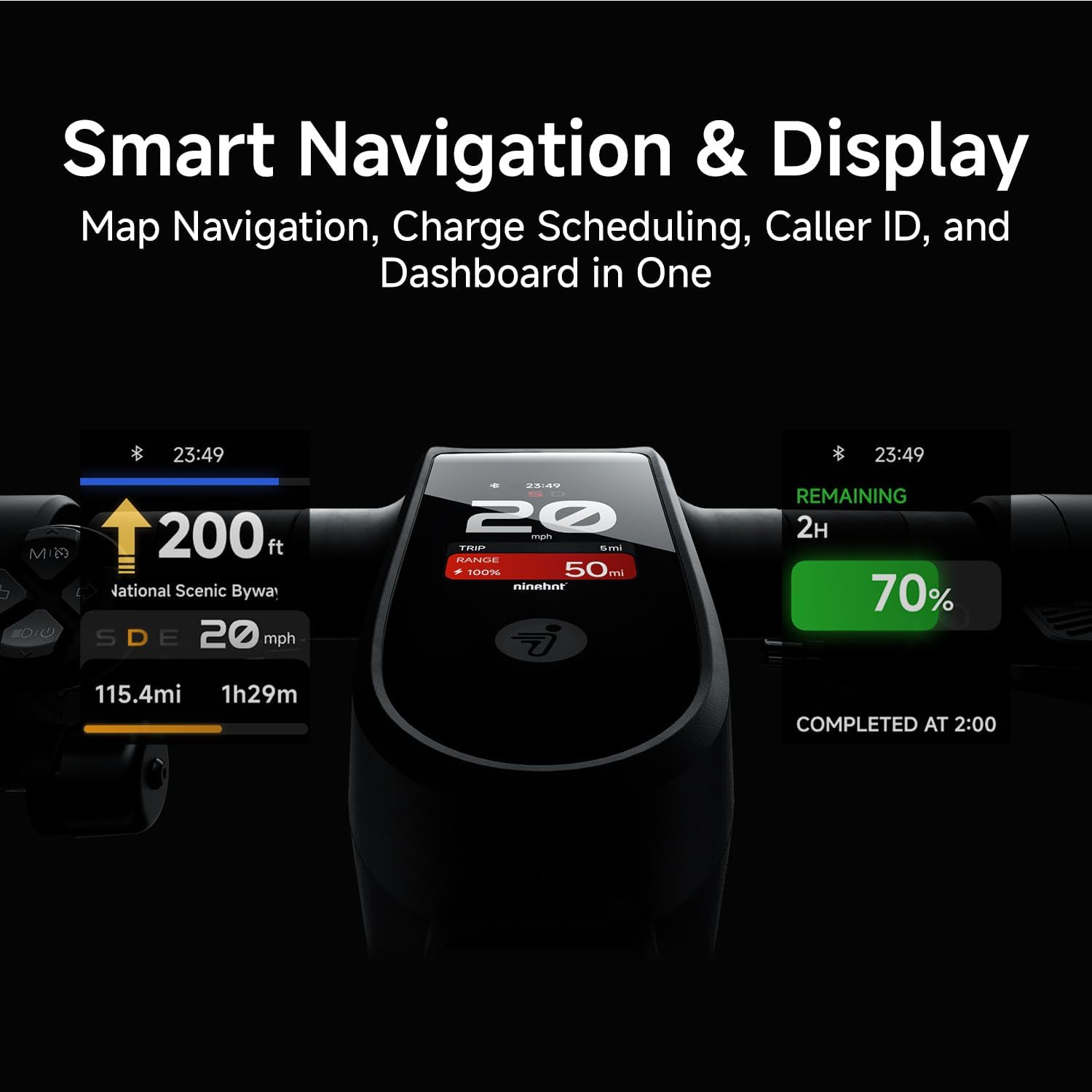 Electric Scooter, Up to 22–28 MPH, Long Rang, Dual