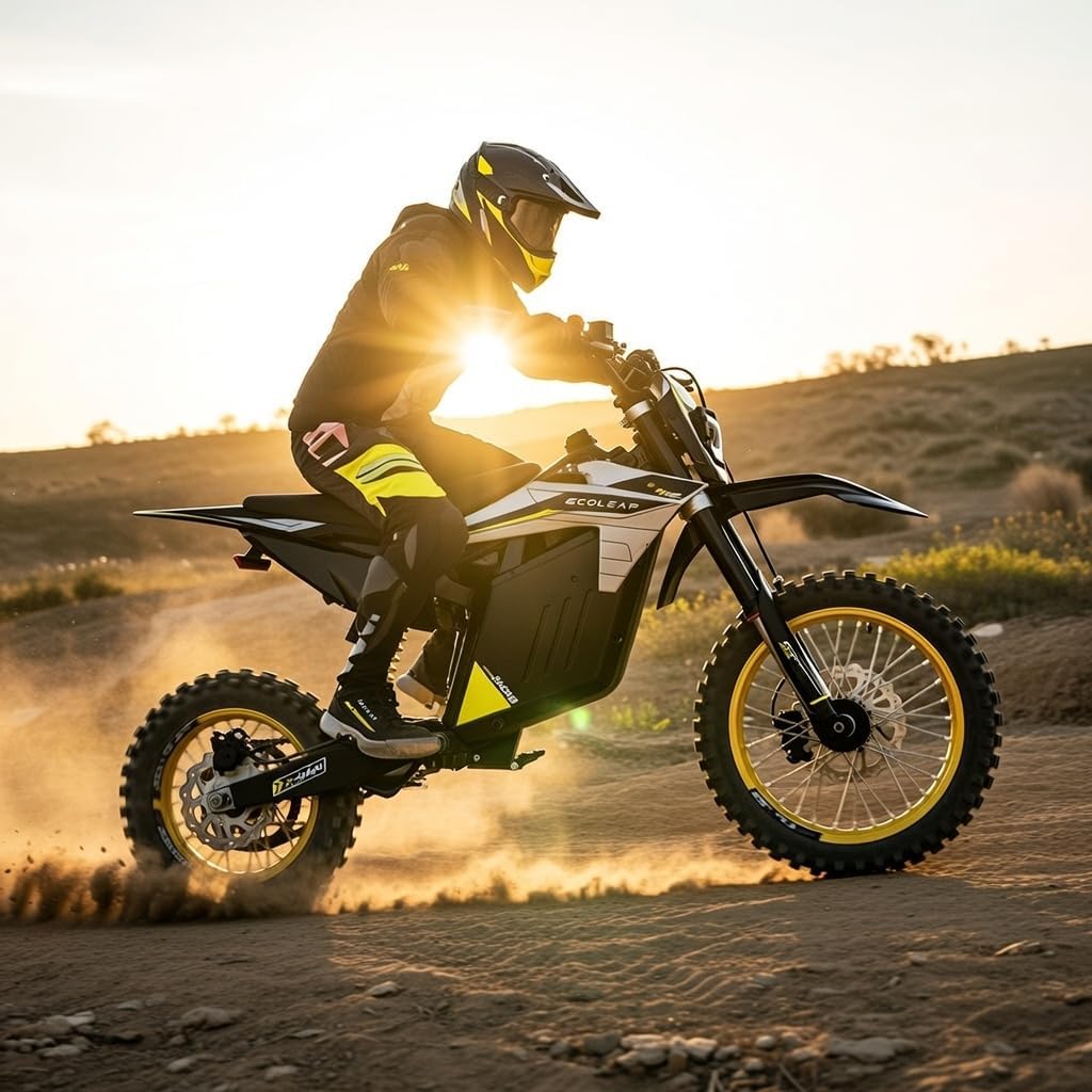 3500W Peak Electric Dirt Bike for Teens & Adults, 37MPH Electric Off-Road E-Bike with 48V 21Ah