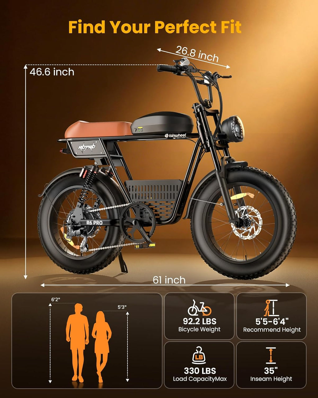 Electric Bike for Adults,1500W Motor Electric Dirt Bike