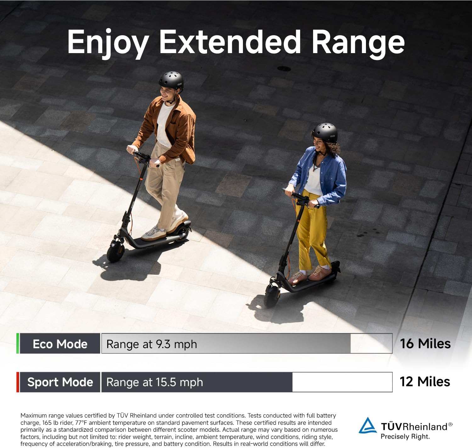 Ninebot E2 Plus II/E2 Pro/E3 Pro Electric Scooter, 15.5–20 MPH, Long Range