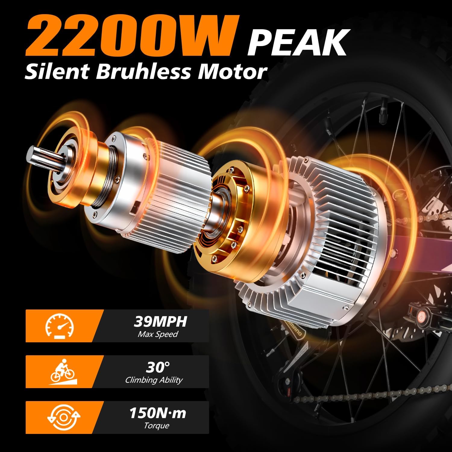 Electric Dirt Bike for Adults 1500–4700W High Power Motor