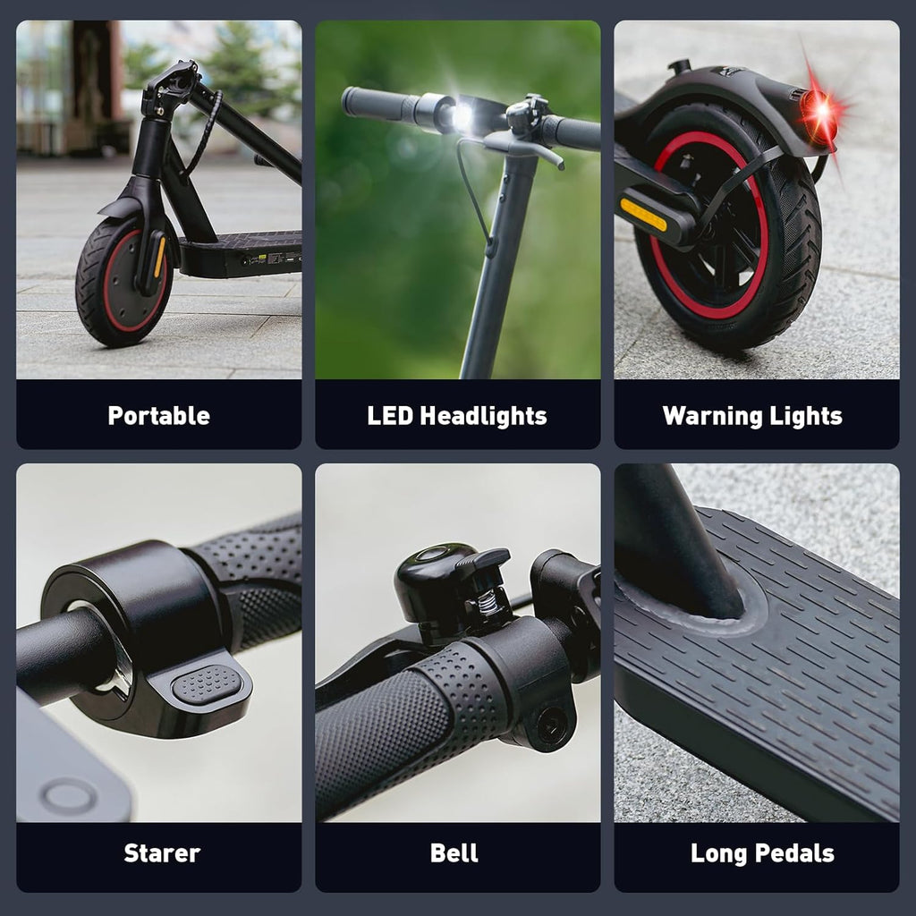 Electric Scooter, 1000W/500W Powerful Motor, 28/21 Mile Range, 25/21/18 MPH