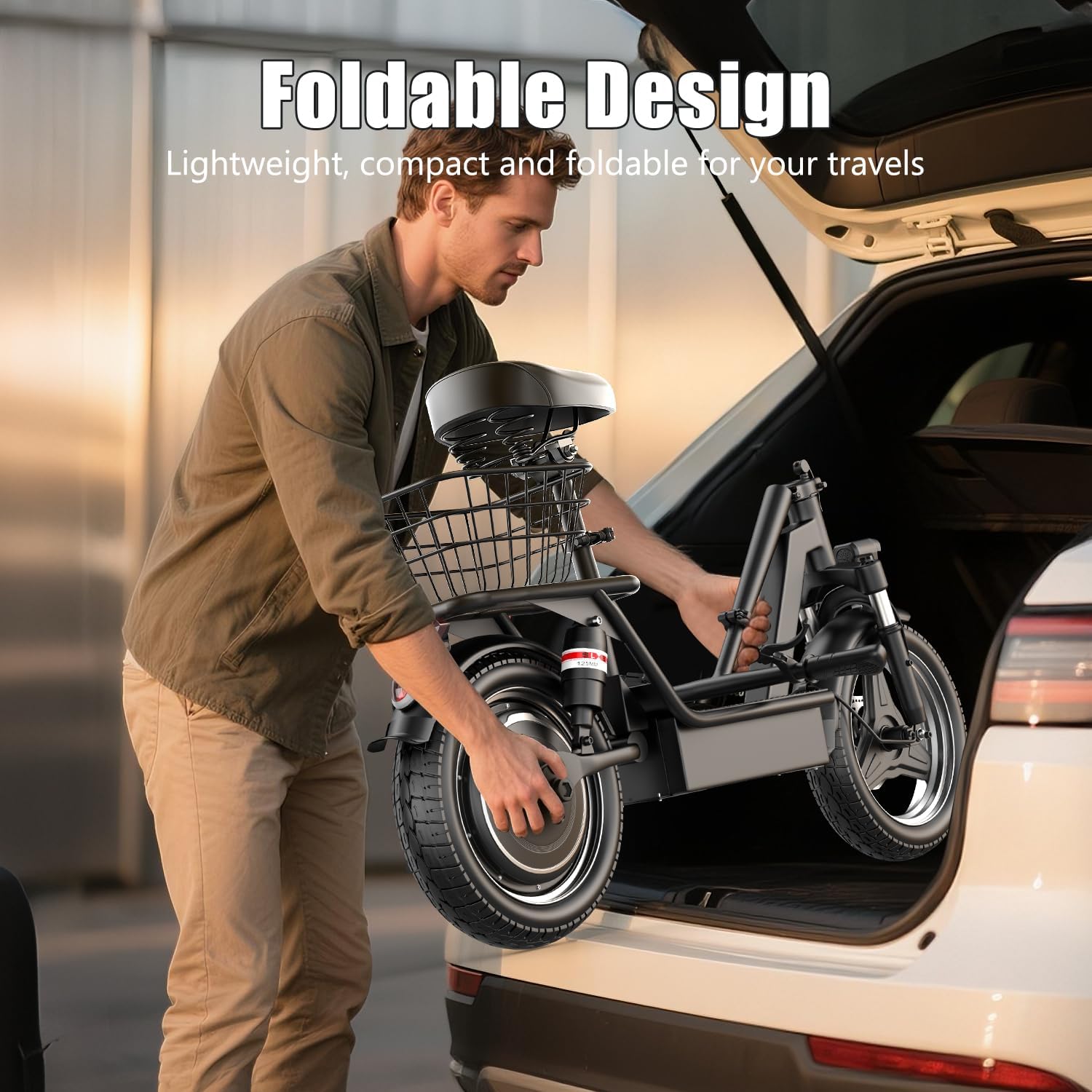 Electric Scooter for Adults, 1000W Peak Motor, 35 Miles of Range Scooter with Seat, 25 MPH