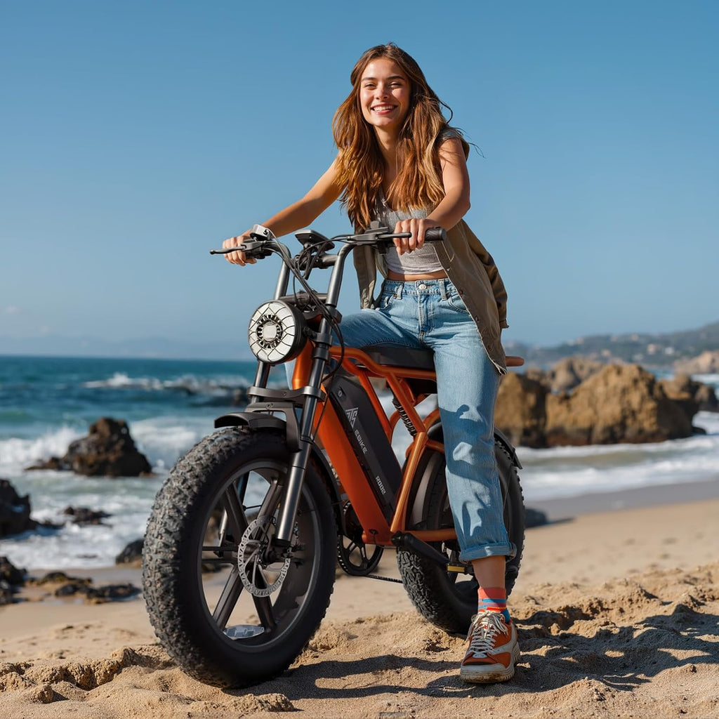 Electric Bike for Adults, 1500W Peak Motor 60 Miles Fat Tire Ebike with 48V 15Ah