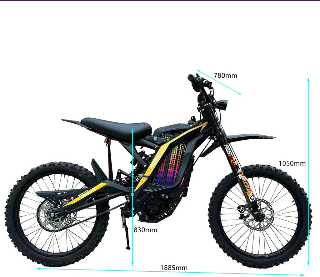 Electric Motorcycle Bike for Adults, Electric Dirt Bike 8000W(Peak) Mid-Mounted Motor