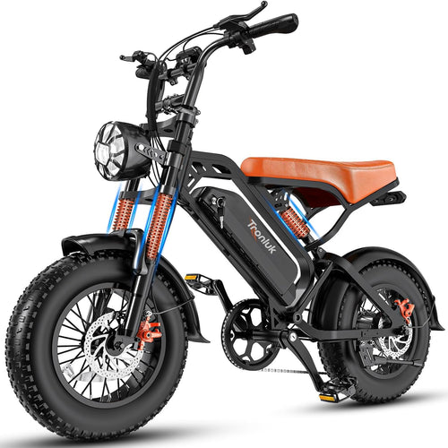 Electric Bike for Adults and Teens, 520W-1200W Motor, 20-28MPH, 32 Miles
