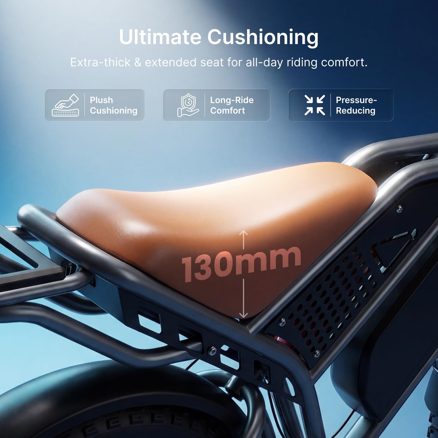 Electric Bike for Adults,2000W Peak Motor&28MPH Electric Dirt Bike