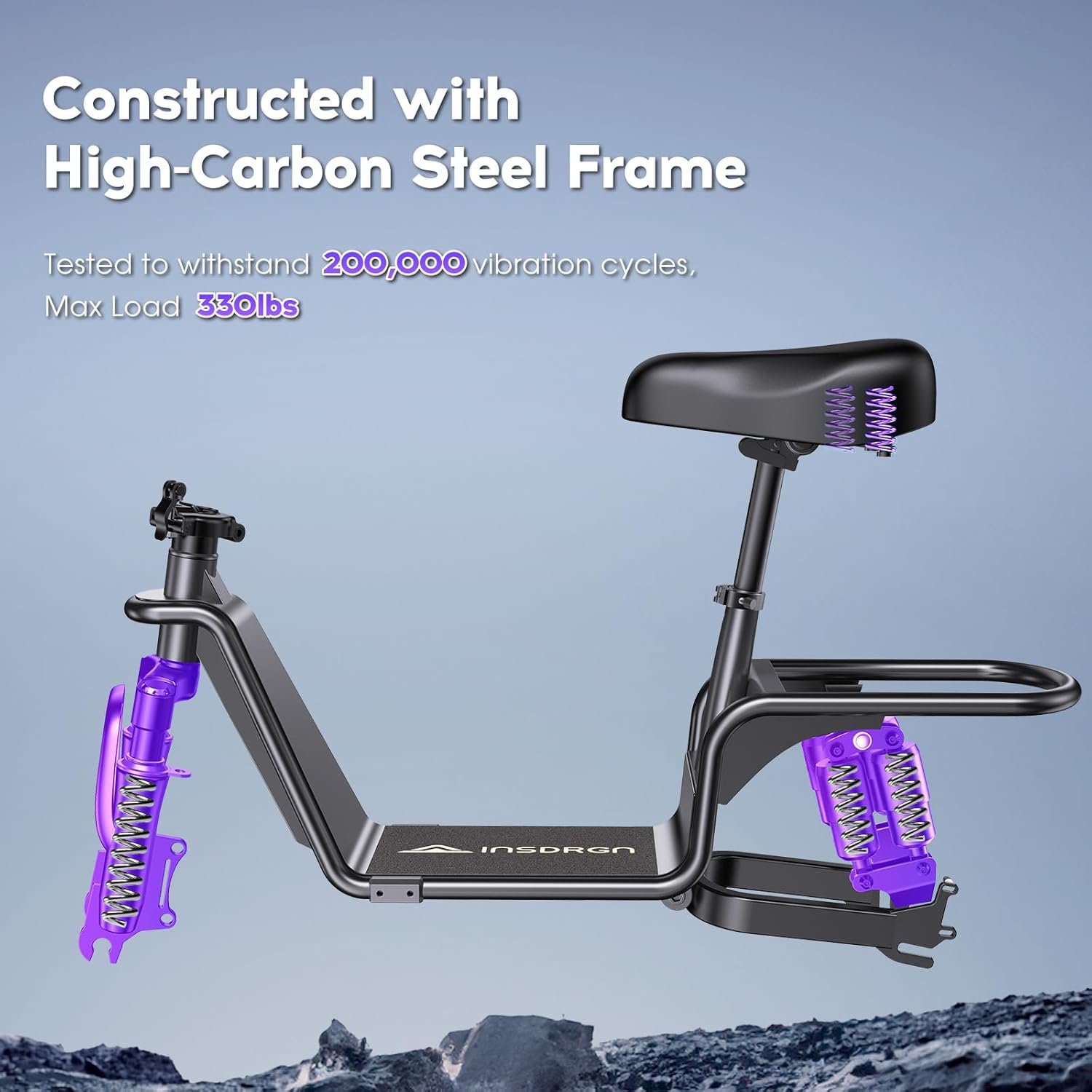Electric Scooter with Seat for Adults,1000W Peak Power, 35 Mile Long Range, 20MPH, 14