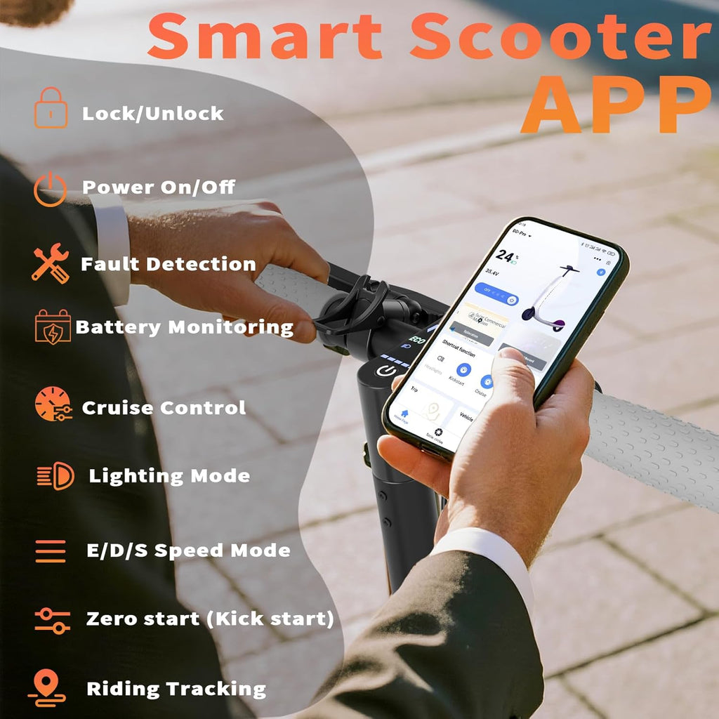 Electric Scooter for Adults, 350W/500W Motor, Up to 22 Miles Long