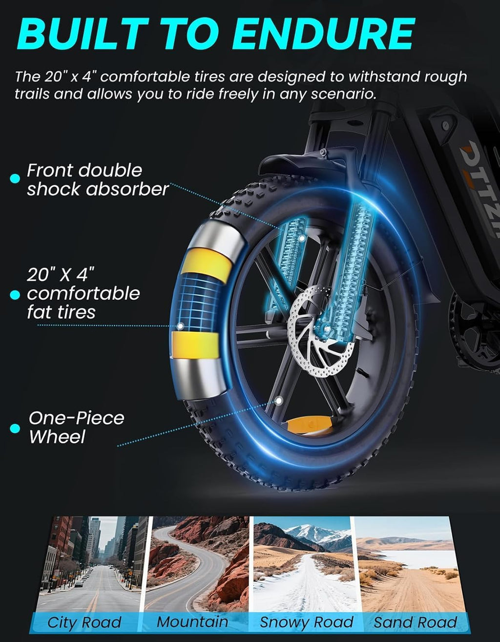 DTTZH F6/F6S/F6PRO Electric Bike for Adults with NFC & Password