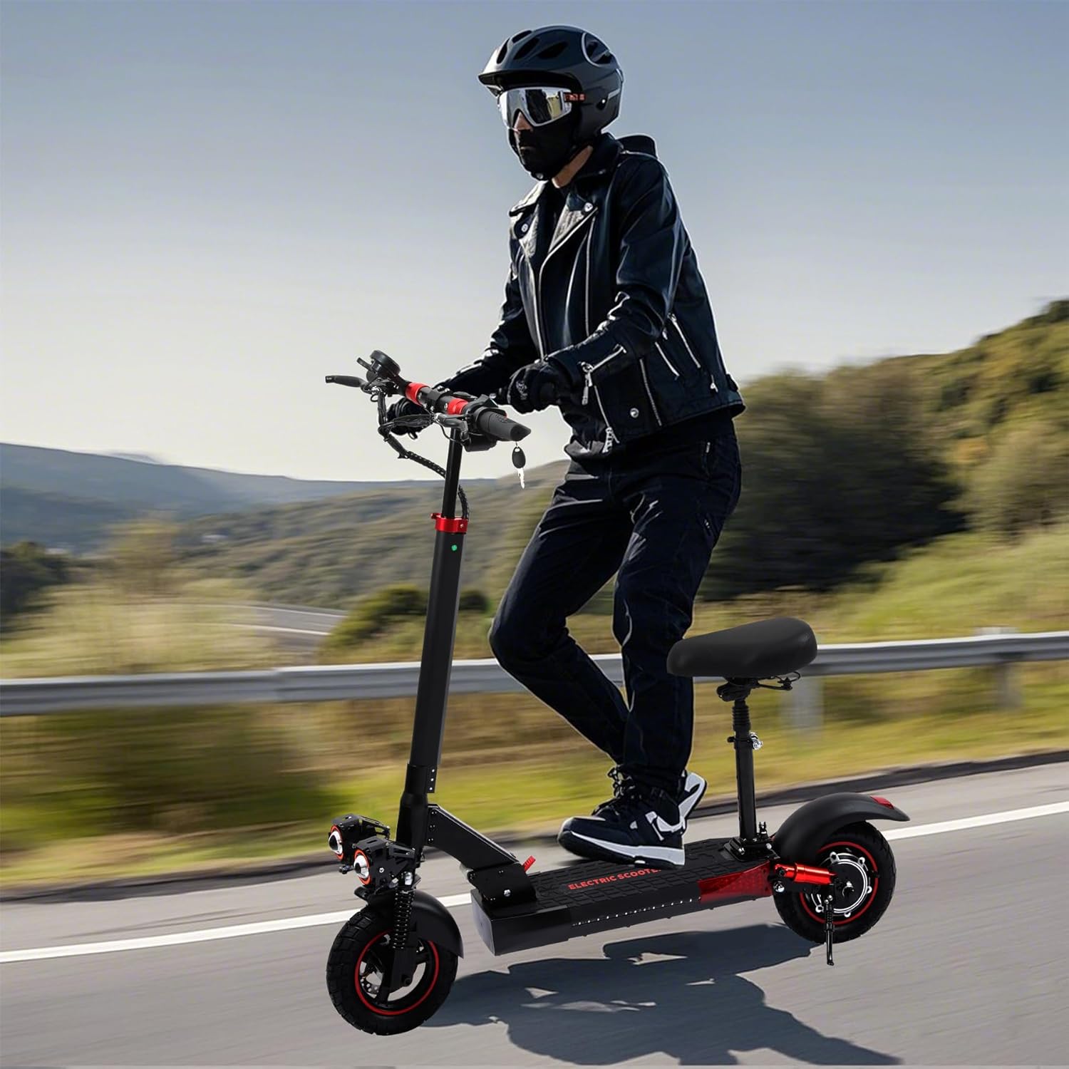 Electric Scooter Adults,1200/1600W Motor, 30/34 MPH Top Speed & 30/40 Miles Range