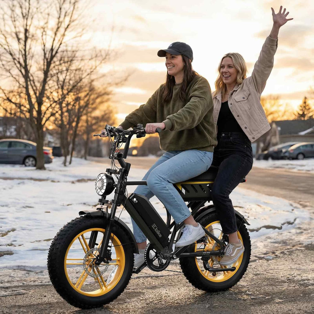 Electric Bike for Adults, 1500W Peak Motor 60 Miles Fat Tire Ebike