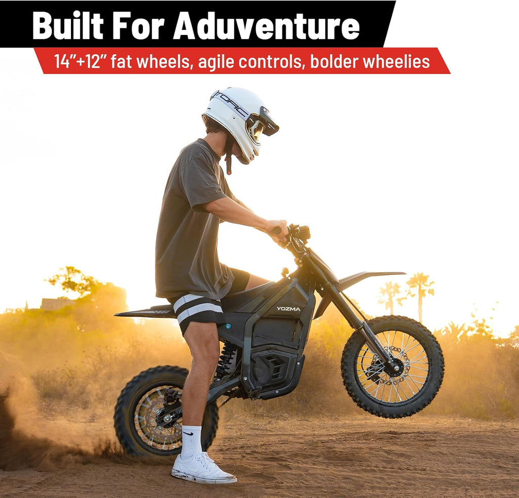 IN10 Electric Dirt Bike, 2600W 40MPH Electric-Motorcycle