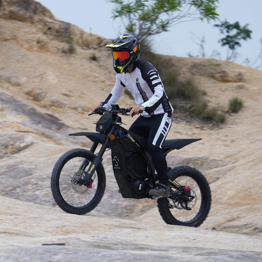Electric Dirt Bike,Mid-Drive Motor,72V/40AH/8000W(Peak),53MPH