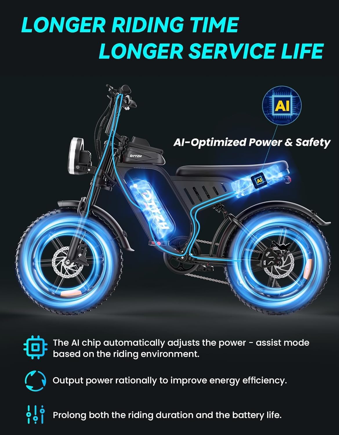 DTTZH F6/F6S/F6PRO Electric Bike for Adults with NFC & Password