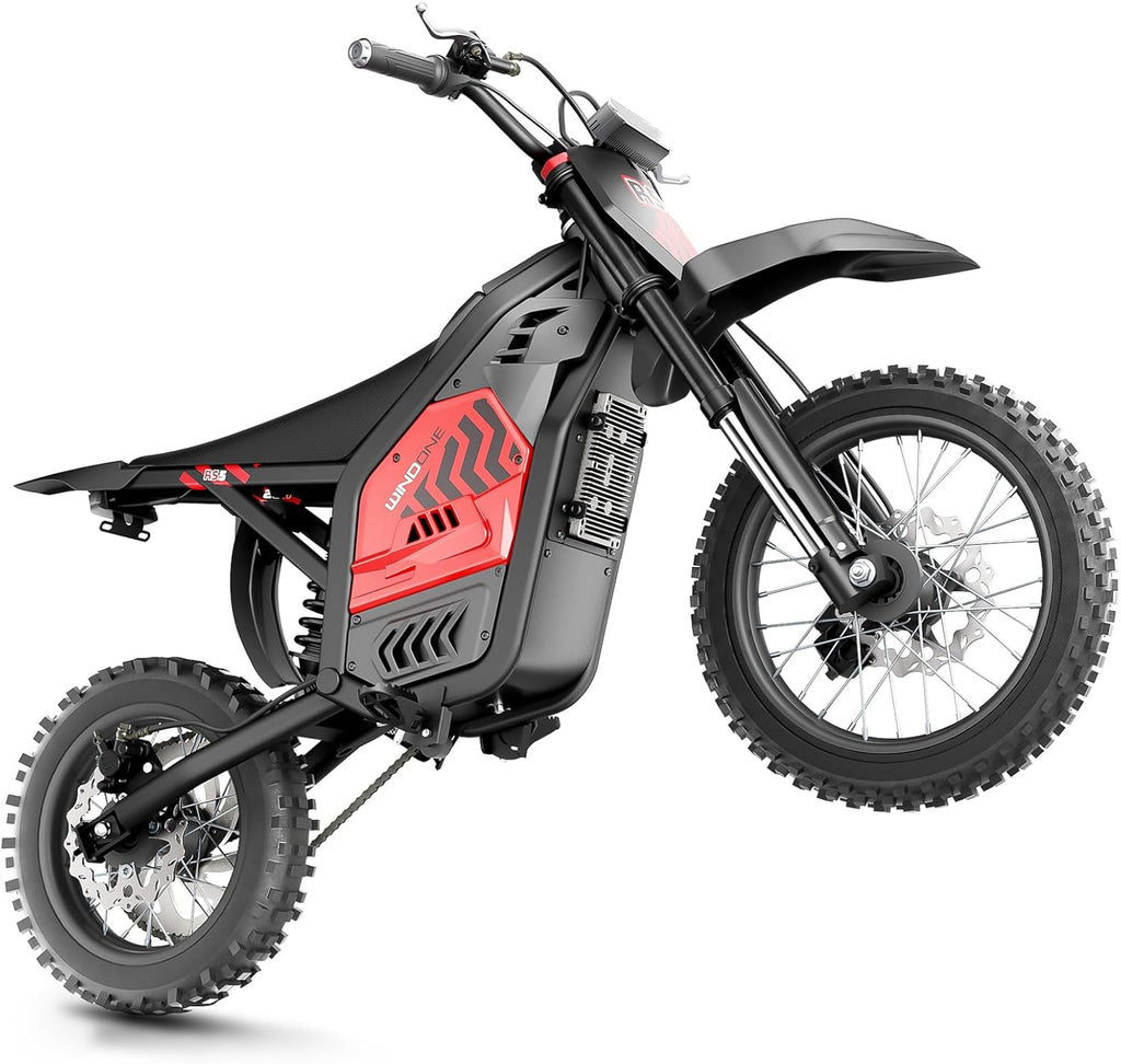 Electric Dirt Bike for Teens & Adults (13+), Up to 37 MPH, 45 Miles Range