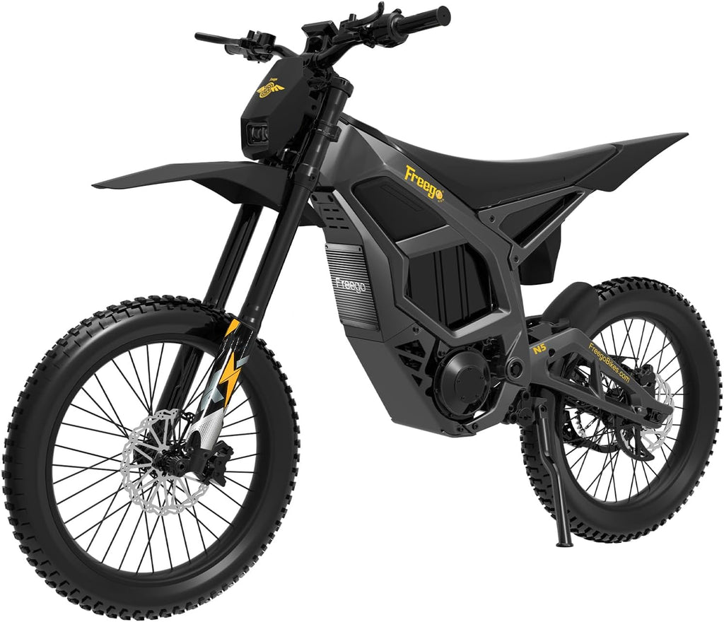 Electric Dirt Bike,Mid-Drive Motor,72V/40AH/8000W(Peak),53MPH