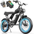 Adult Mountain Bike, 20-inch Wide-tire All-Terrain e-Bike Equipped