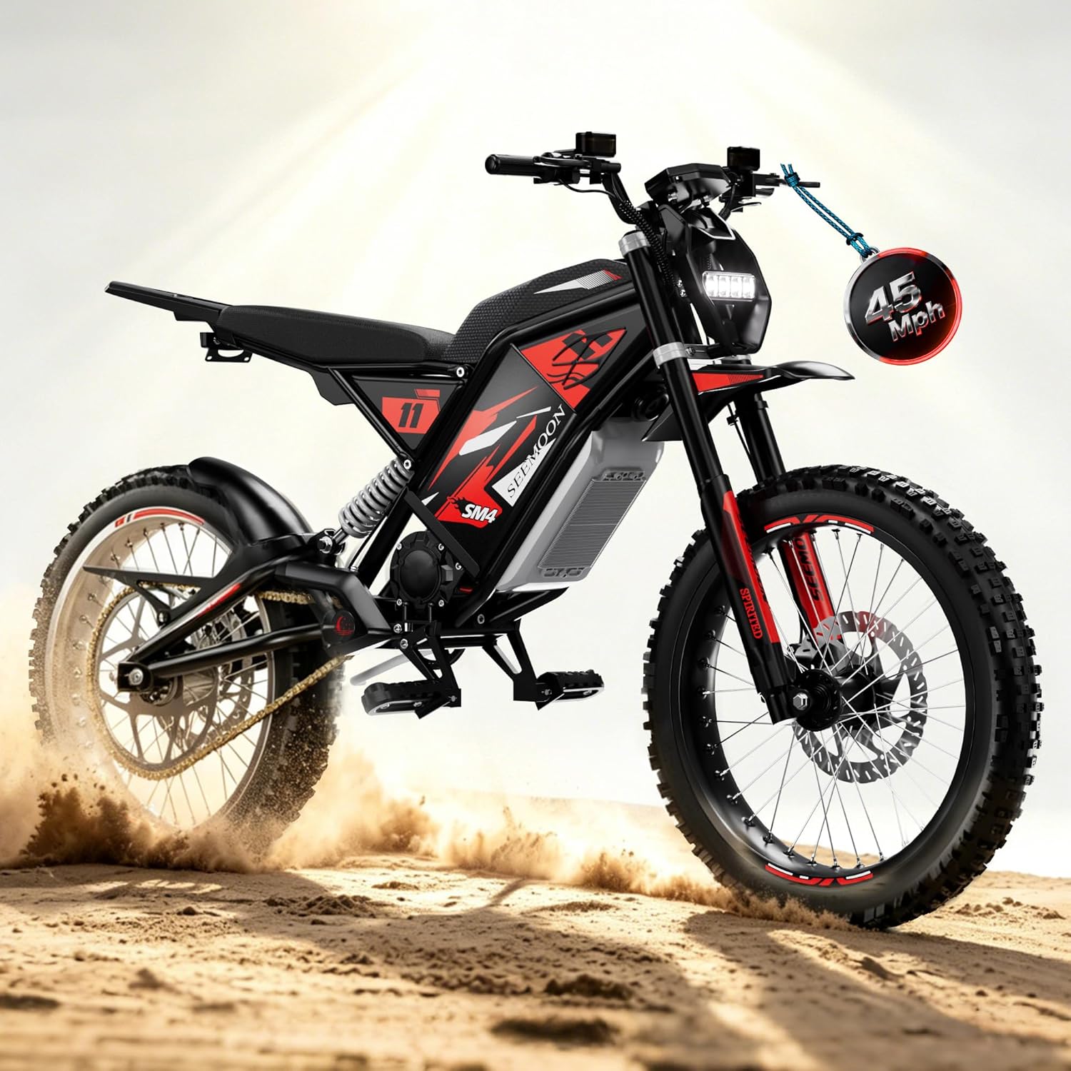 Electric Dirt Bike for Adults&Teens,3200W/3600W/4000W Mid-Drive Motor