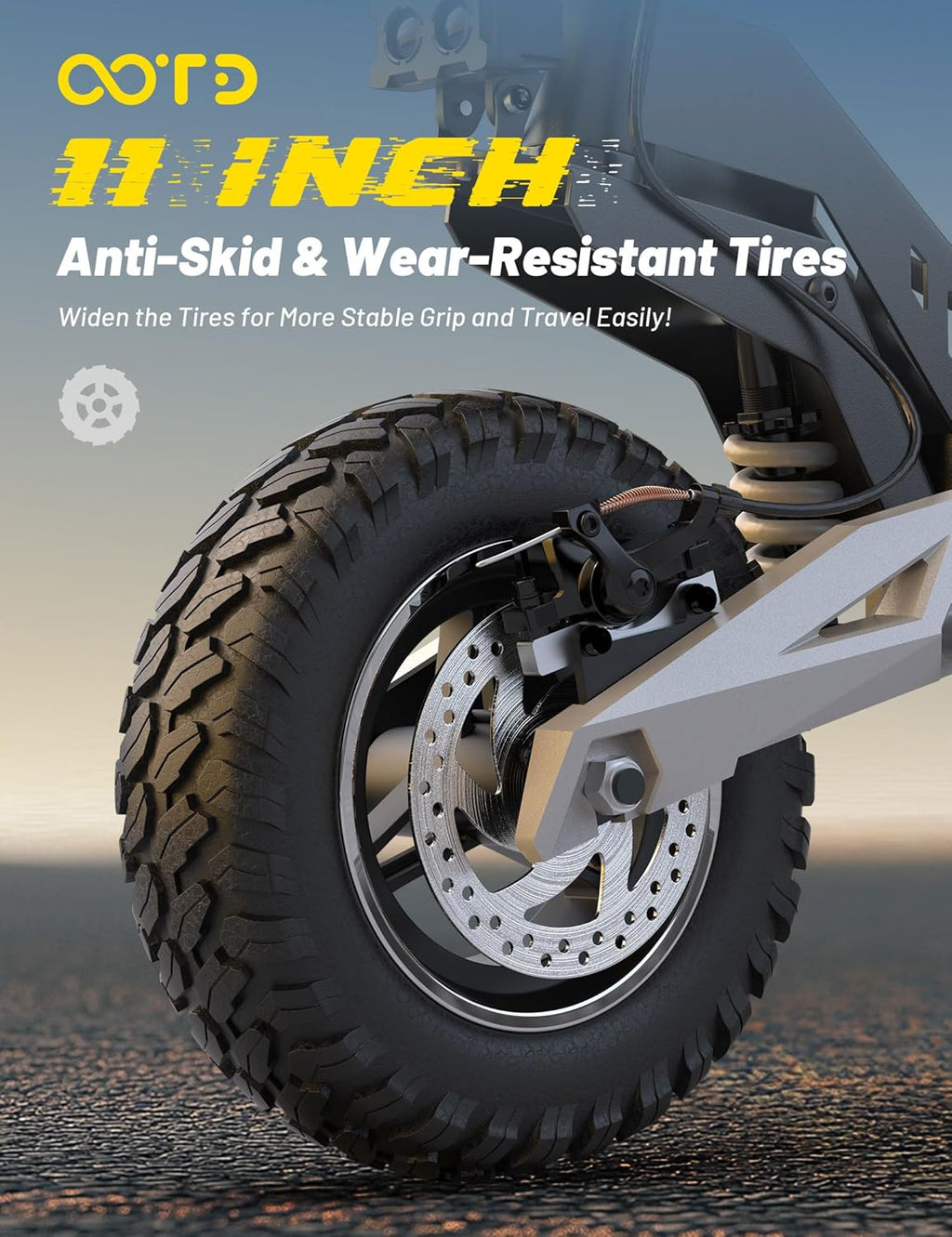 Electric Scooter for Adults, 48V 18AH Battery Up to 46 Miles Long