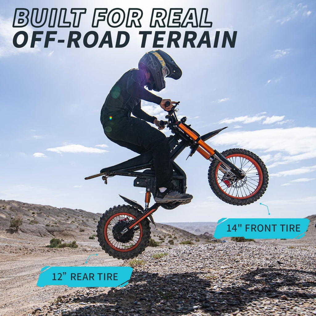 GT54/GT54 PRO Electric Dirt Bike for Adults/Teens - Gear Hub 2000W/ 3000W
