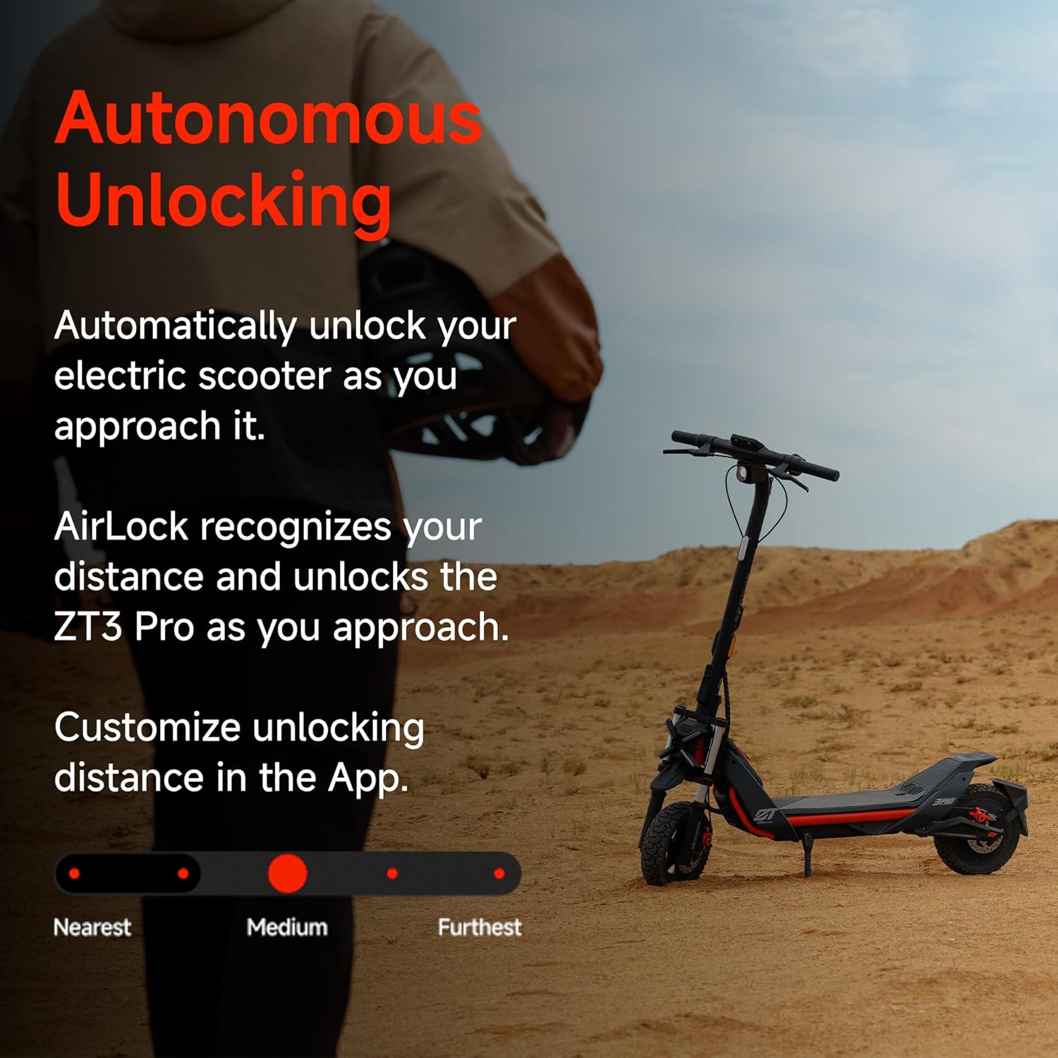 Electric Scooter, Up to 24.9 MPH, 43.5-Mile Range, Dual Suspension