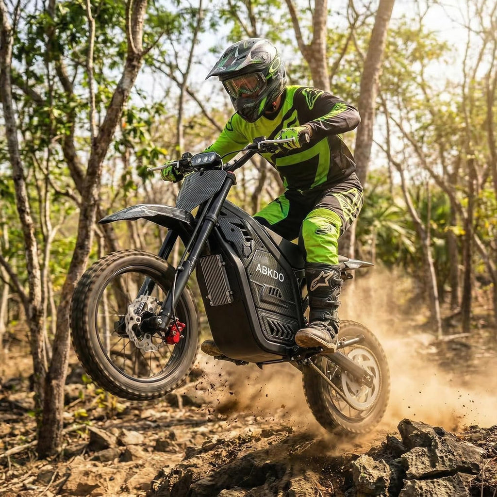 4000W Peak Electric Dirt Bike for Teens Adults, 45 MPH Max Speed, 40 Miles