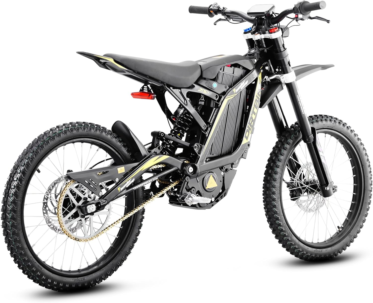 Electric Dirt Bike for Adults, 72V 16000W/10000W Peak Mid-Drive Motor