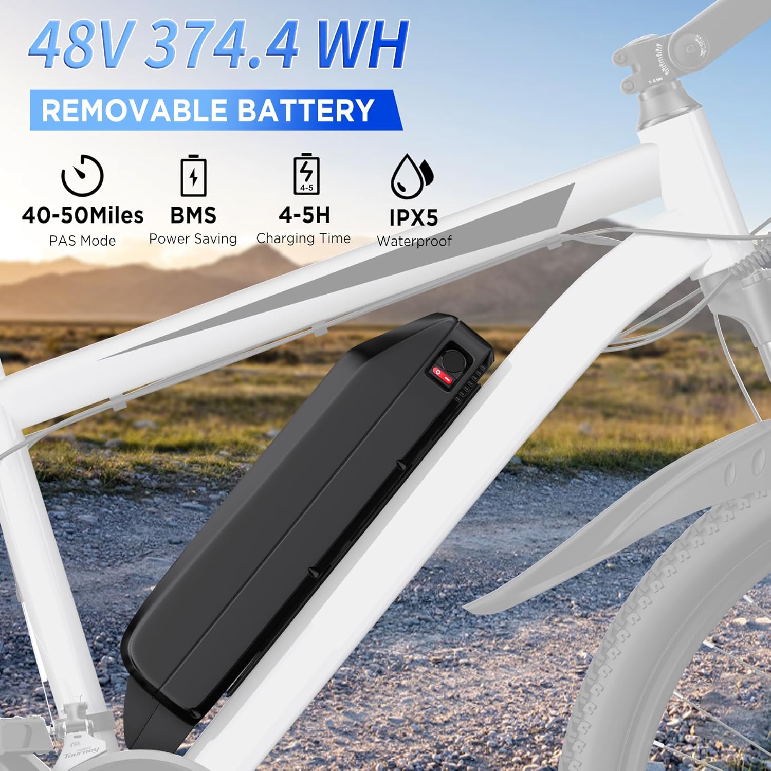 Electric Bike for Adults, 26" Ebike with 1000W Peak Motor