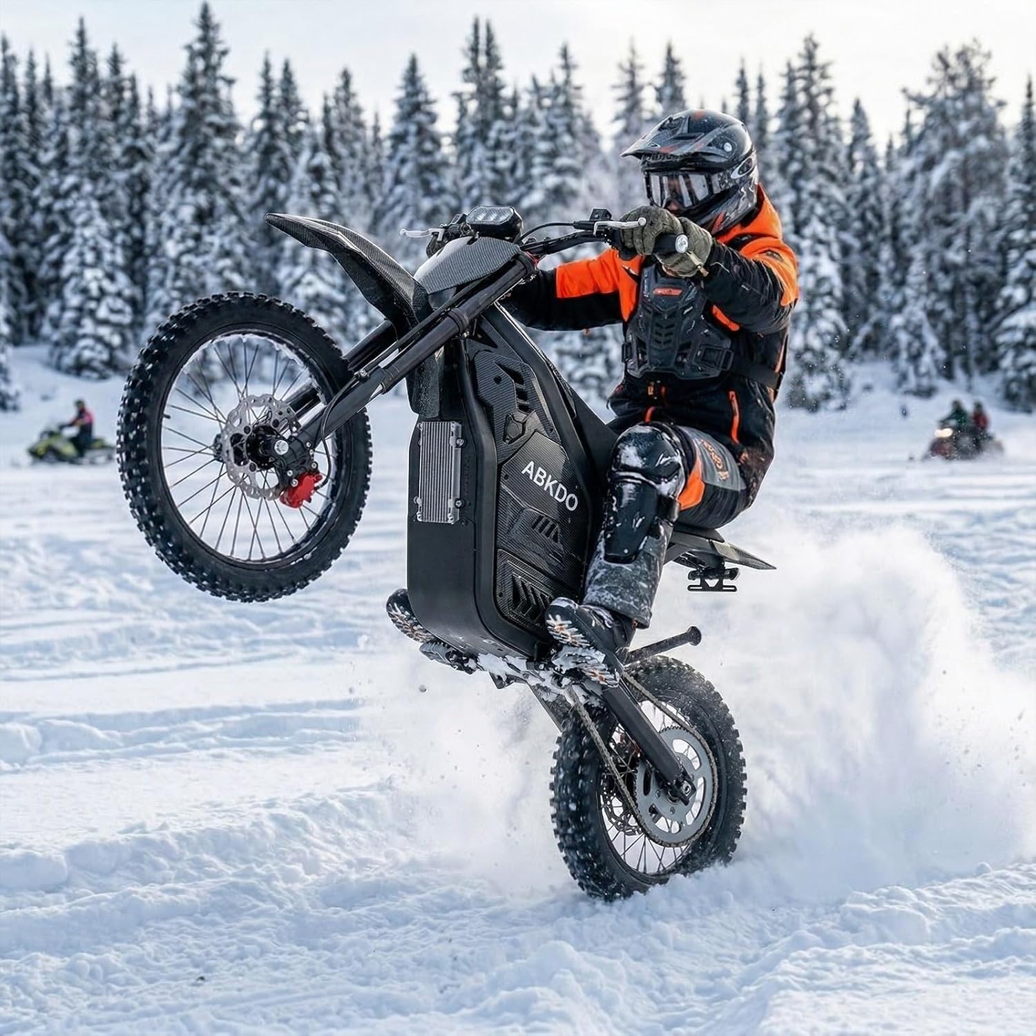 4000W Peak Electric Dirt Bike for Teens Adults, 45 MPH Max Speed, 40 Miles