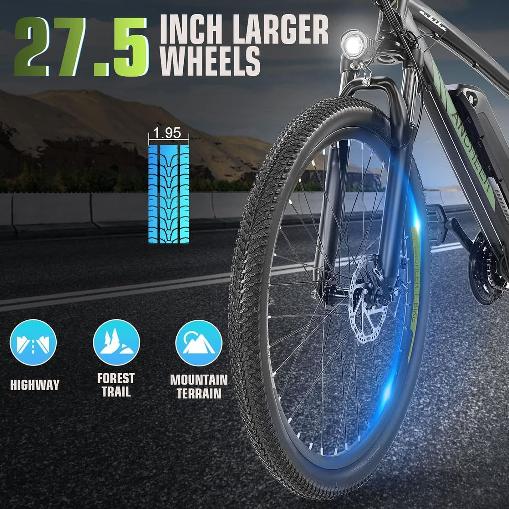 26/27.5 '' Electric Bike for Adults, Peak 500W/750W E bike, 3 Hours Fast Charge