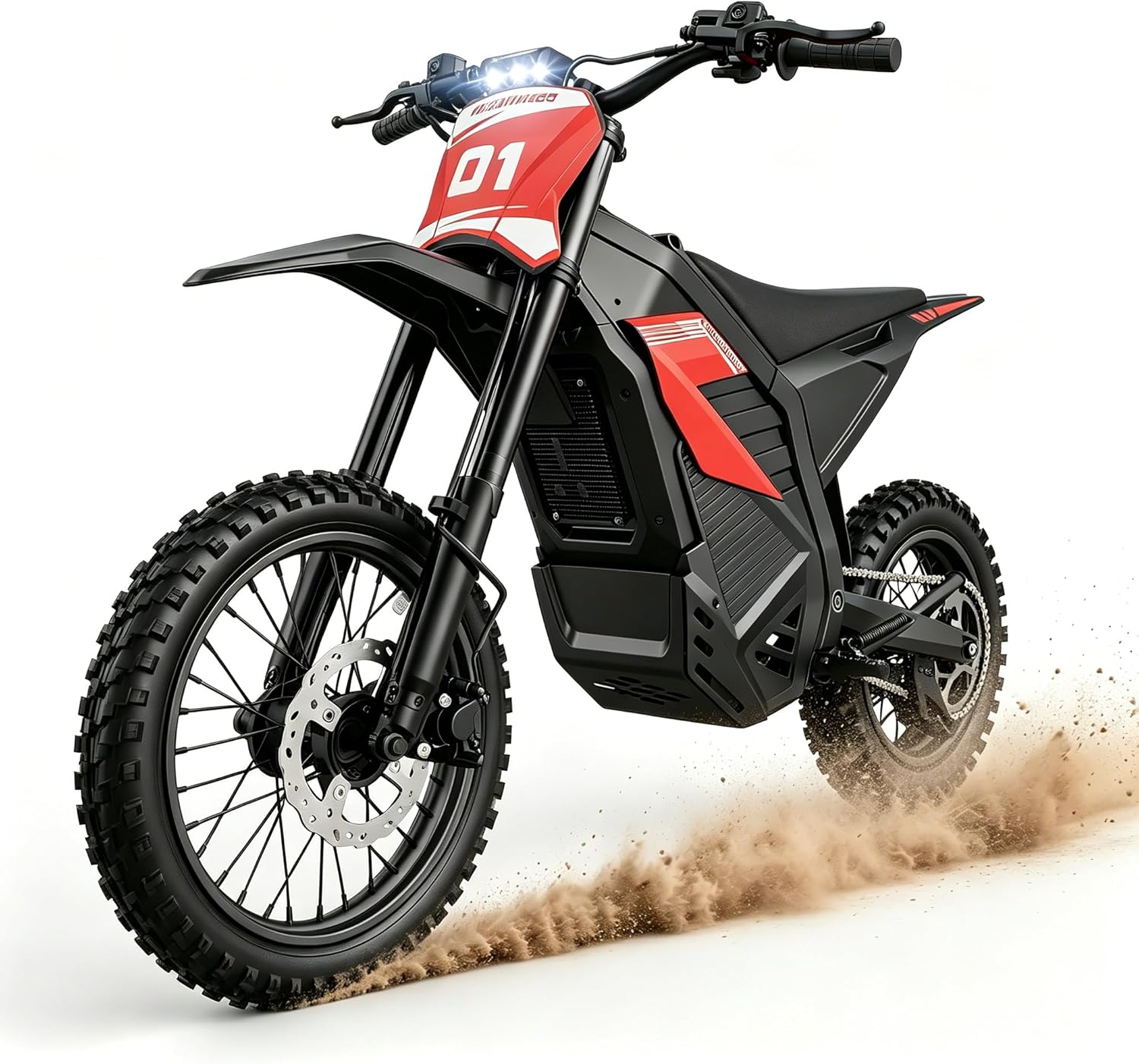 D2 Lite 3550W Peak Electric Dirt Bike, 48V/23.4AH