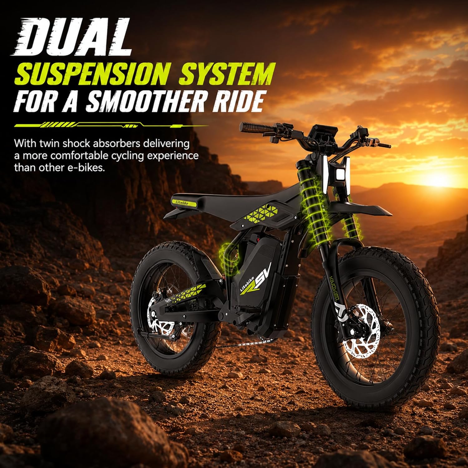 Electric Bike for Adults 2000/3000W Peak Motor 85/120 Miles