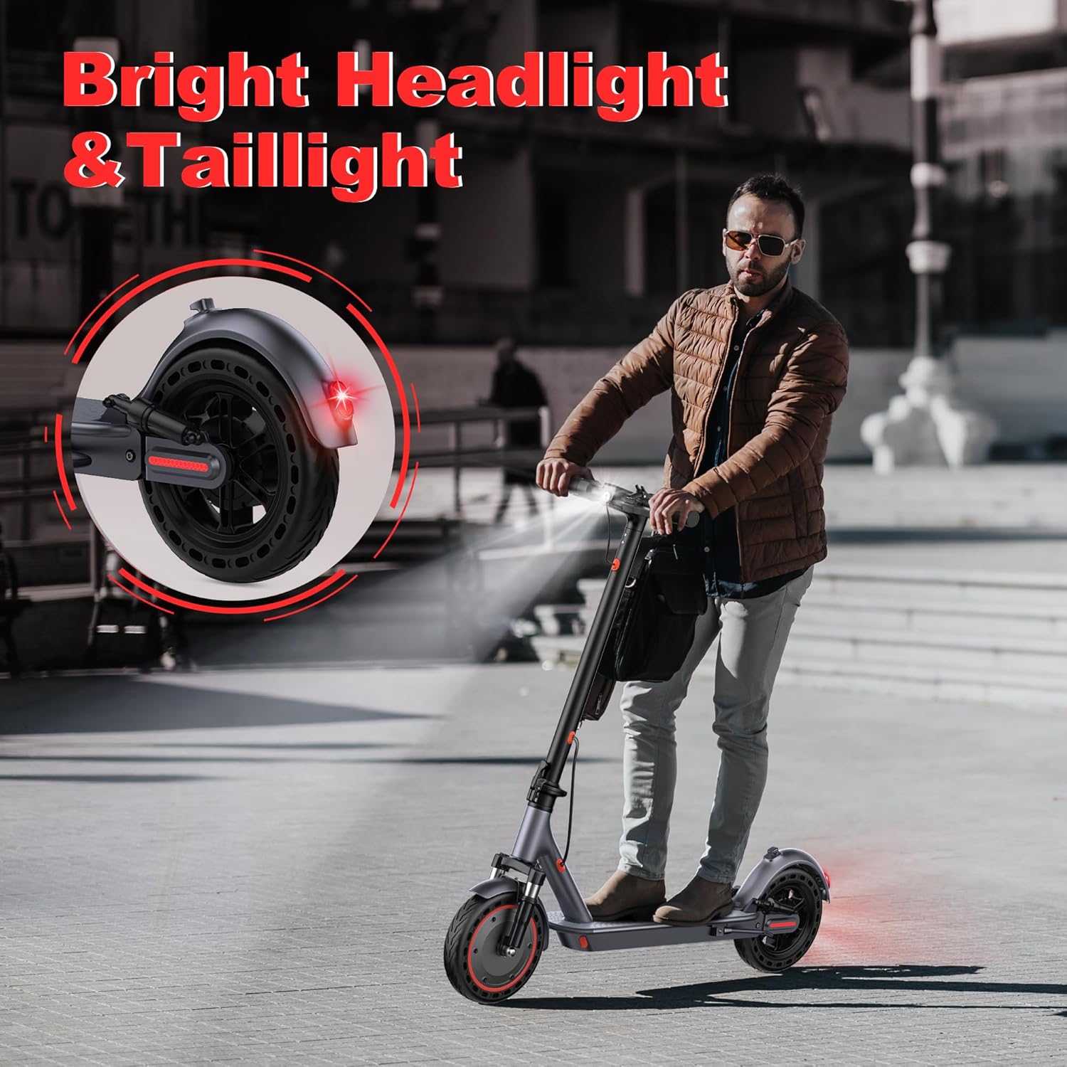 Electric Scooter, 8.5" /10" /14" Tire, 16/19/22 Mph Top Speed