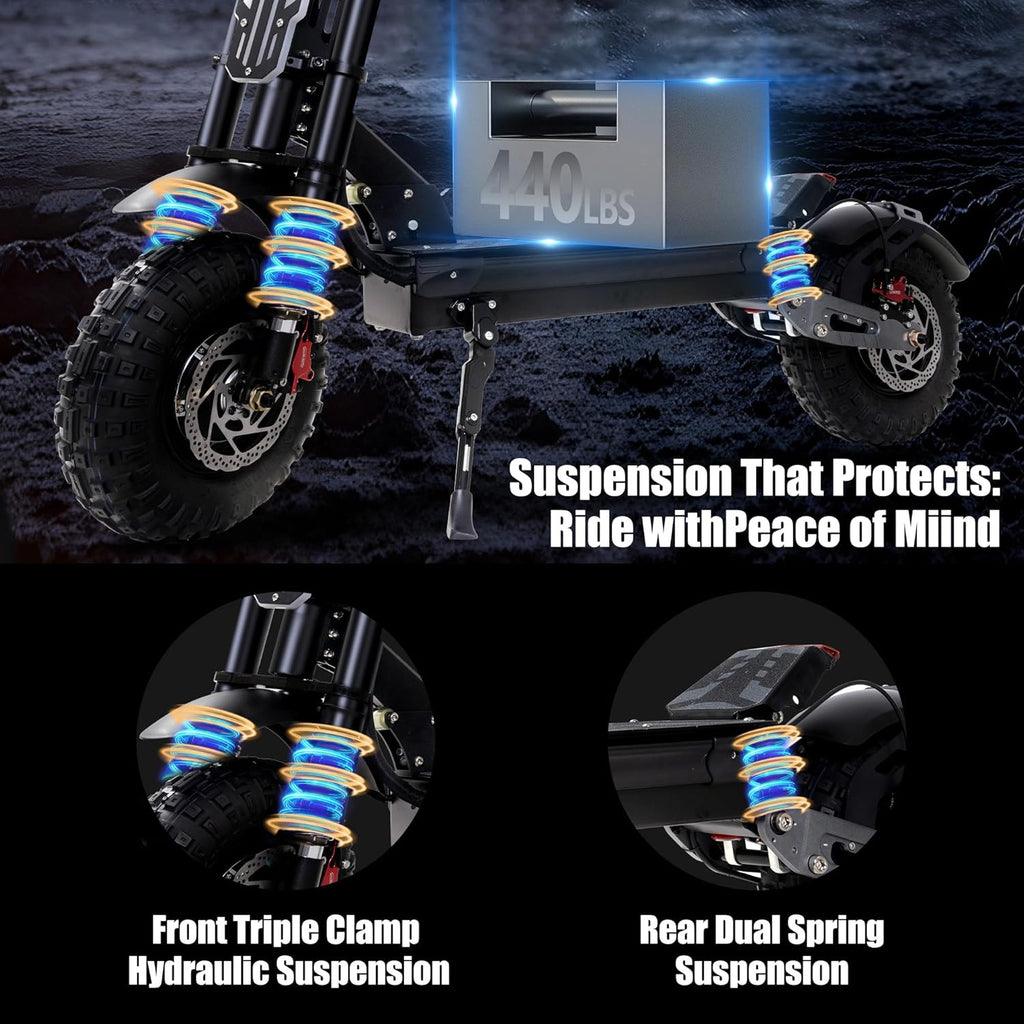 Electric Scooter Adult, 7000W Motor, 60V 33Ah