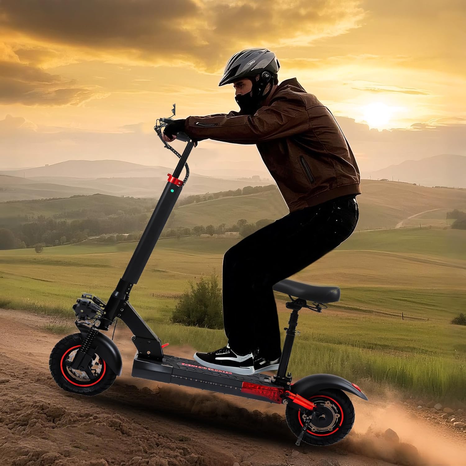 Electric Scooter Adults,1200/1600W Motor, 30/34 MPH Top Speed & 30/40 Miles Range