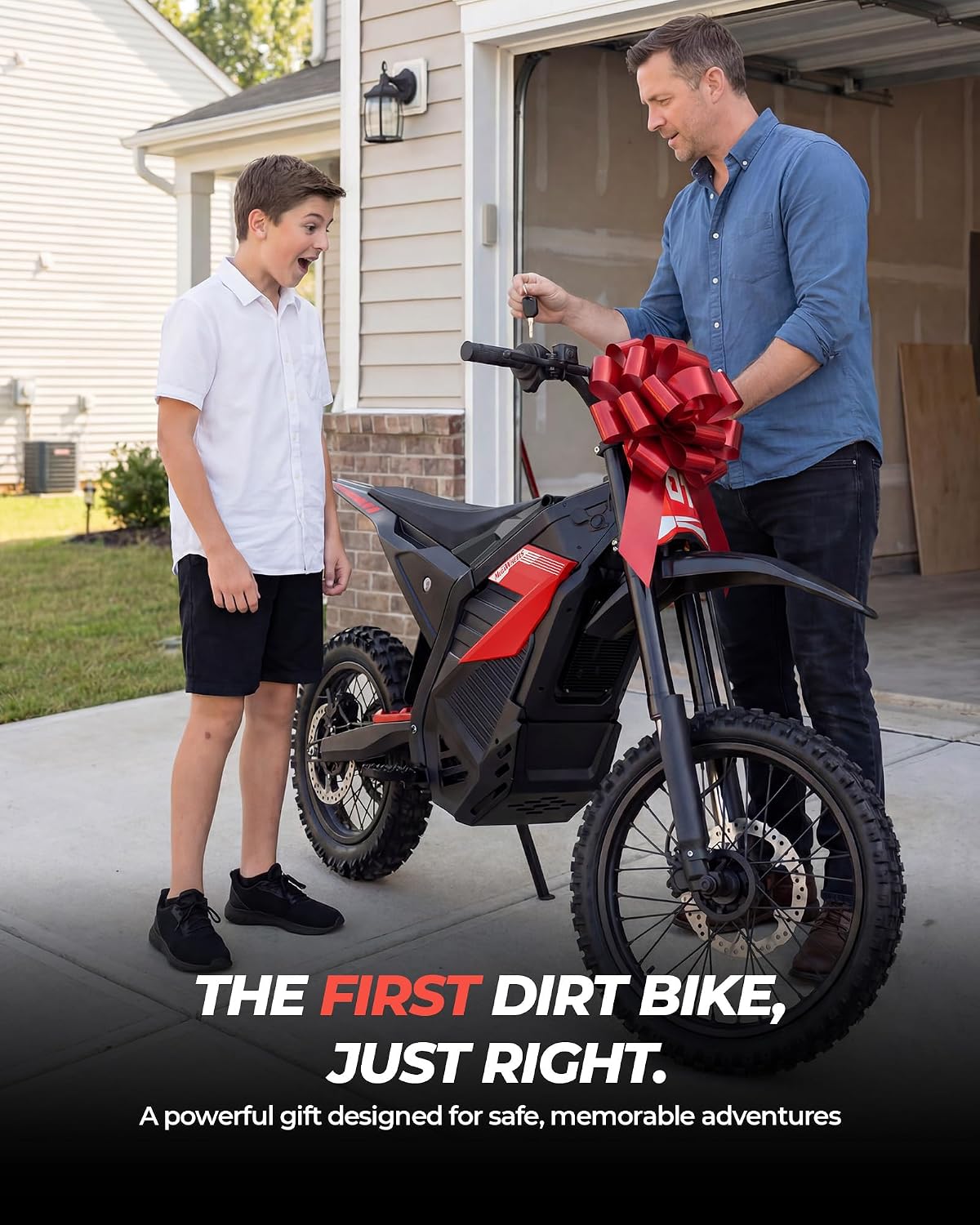 D2 Lite 3550W Peak Electric Dirt Bike, 48V/23.4AH