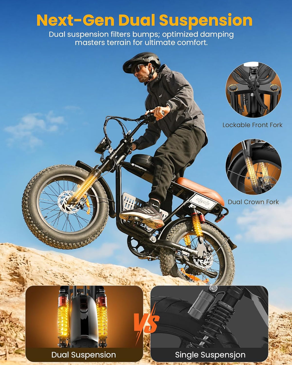 Electric Bike for Adults,1500W Motor Electric Dirt Bike