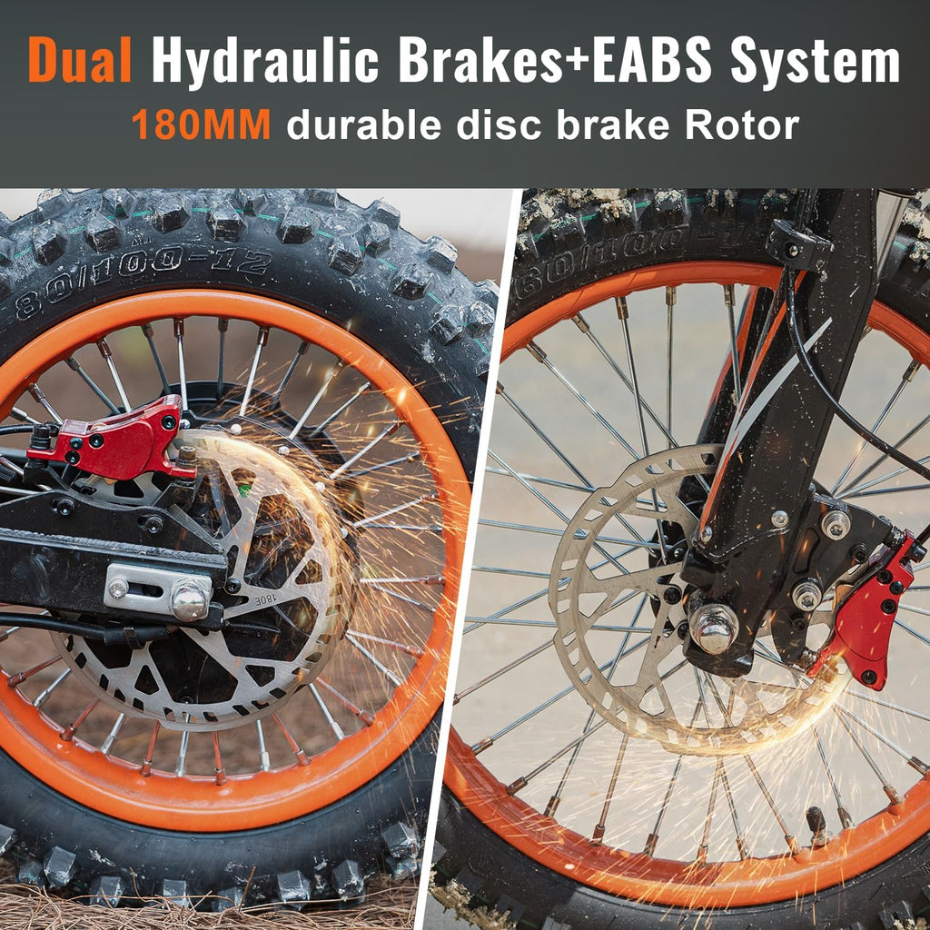 Ebike for Teens Adults, 60V 25AH 40MPH // 48V 27AH 37MPH Electric Dirt Bike