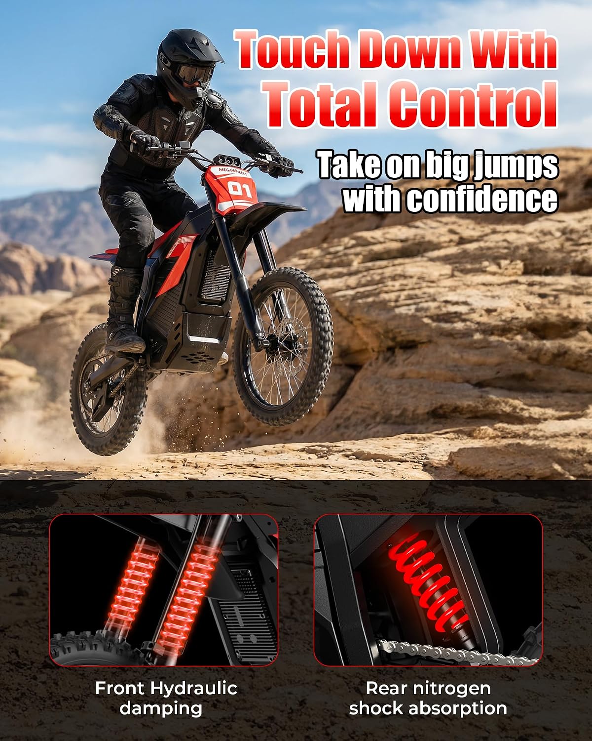 Electric Dirt Bike for Adults & Teens,