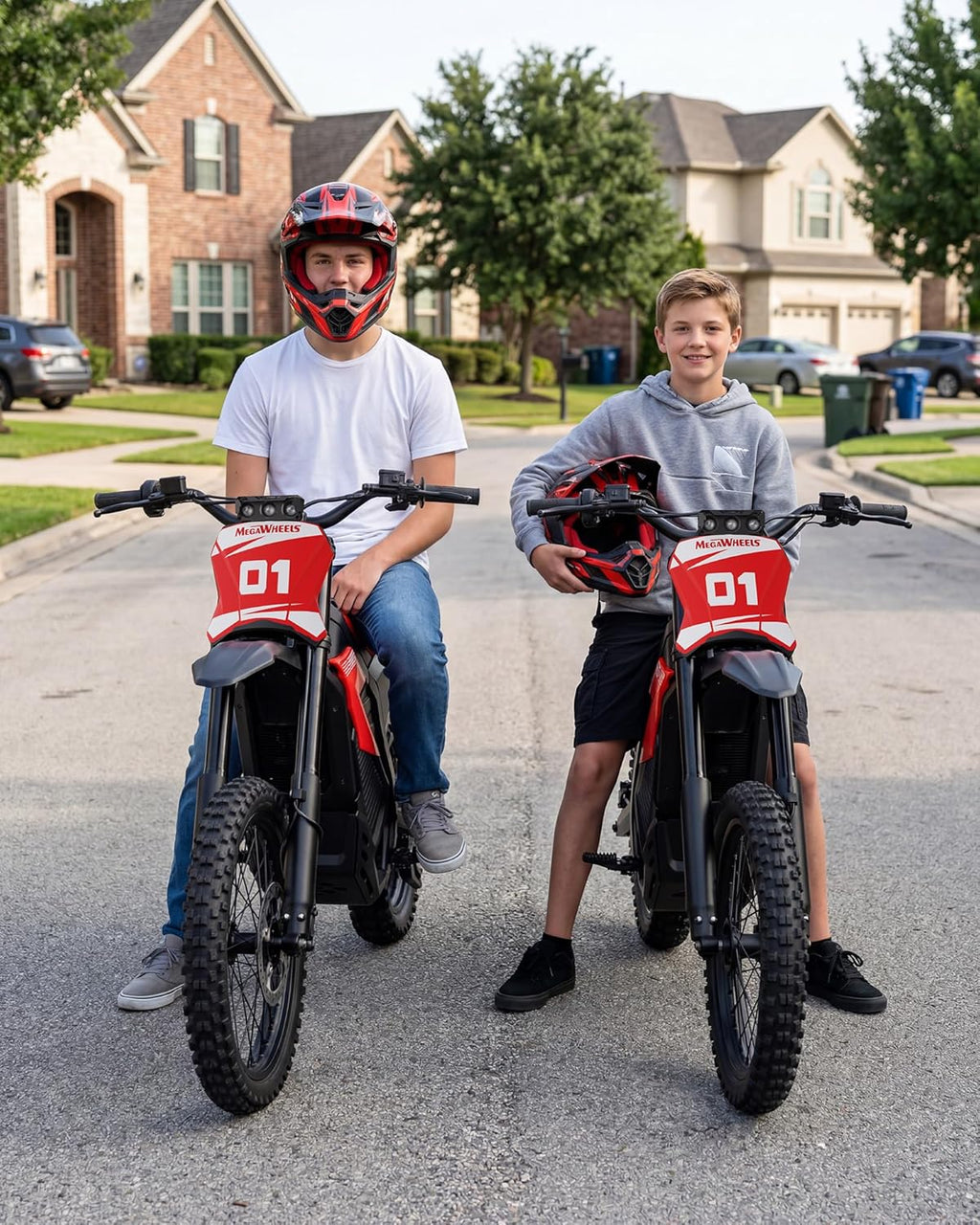 D2 Lite 3550W Peak Electric Dirt Bike, 48V/23.4AH