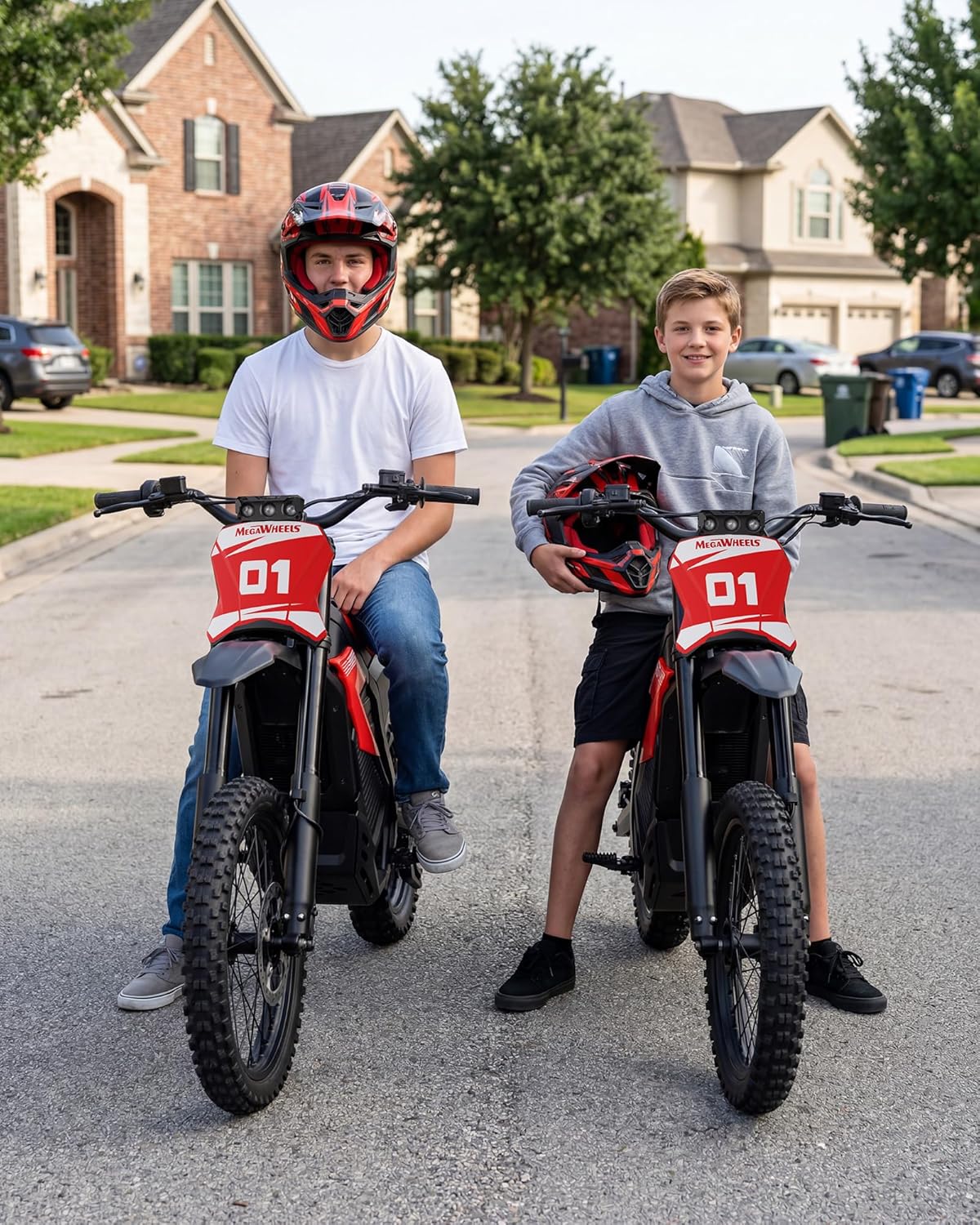 D2 Lite 3550W Peak Electric Dirt Bike, 48V/23.4AH