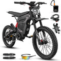Electric Dirt Bike for Adults, 7500W Peak Motor, 55 MPH, 80+ Mile Range