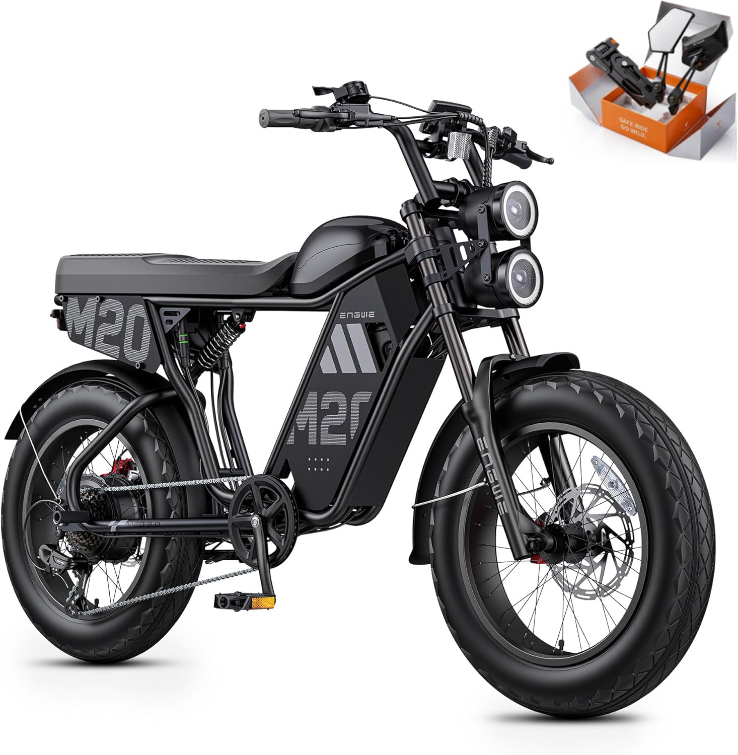 Electric Off-Road Dirt Bike 40MPH, 60V 20Ah