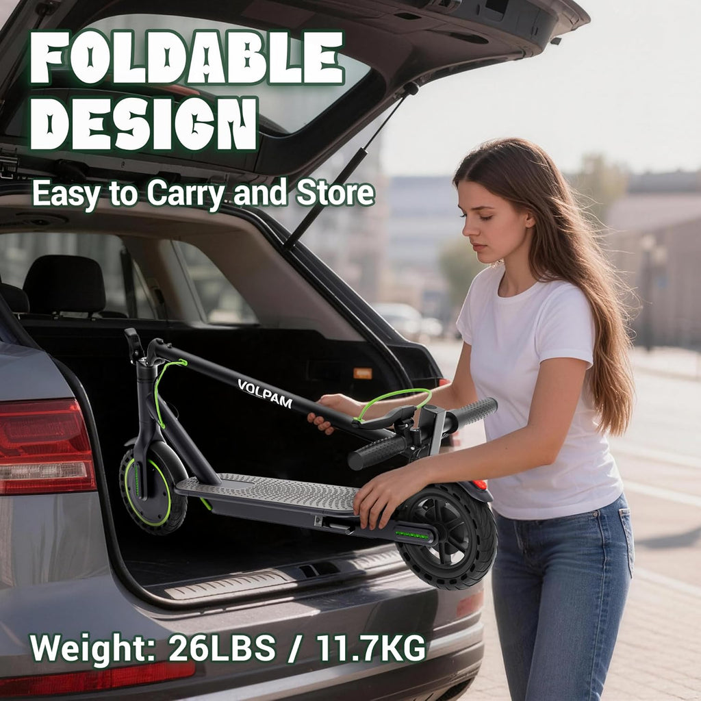 Electric Scooter with 8.5"/10" Solid Tire, 350W/500W Powerful Motor