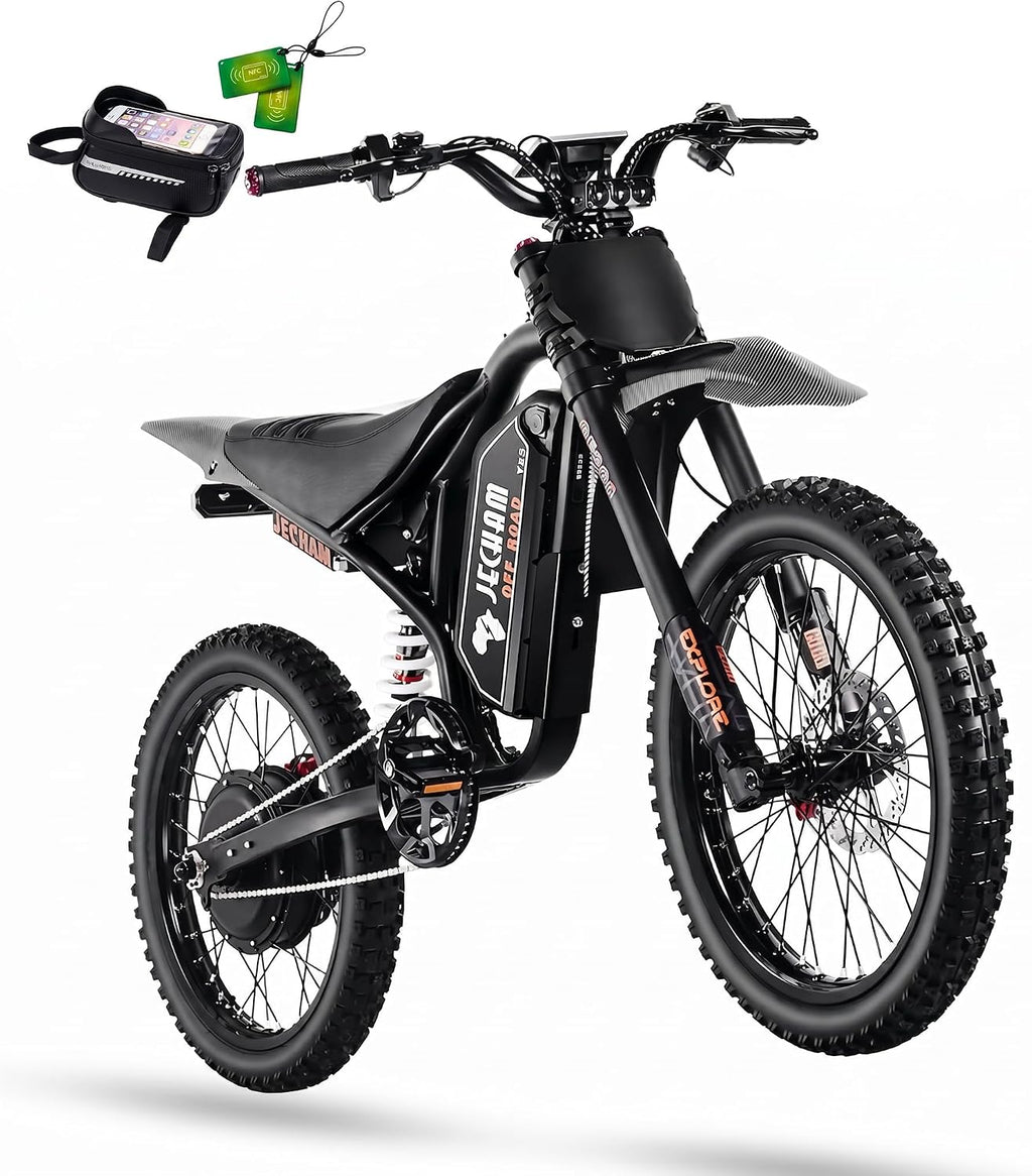 Electric Dirt Bike for Adults 4700W, Off-Road Electric Bike 60V 32Ah, 50 MPH High Speed