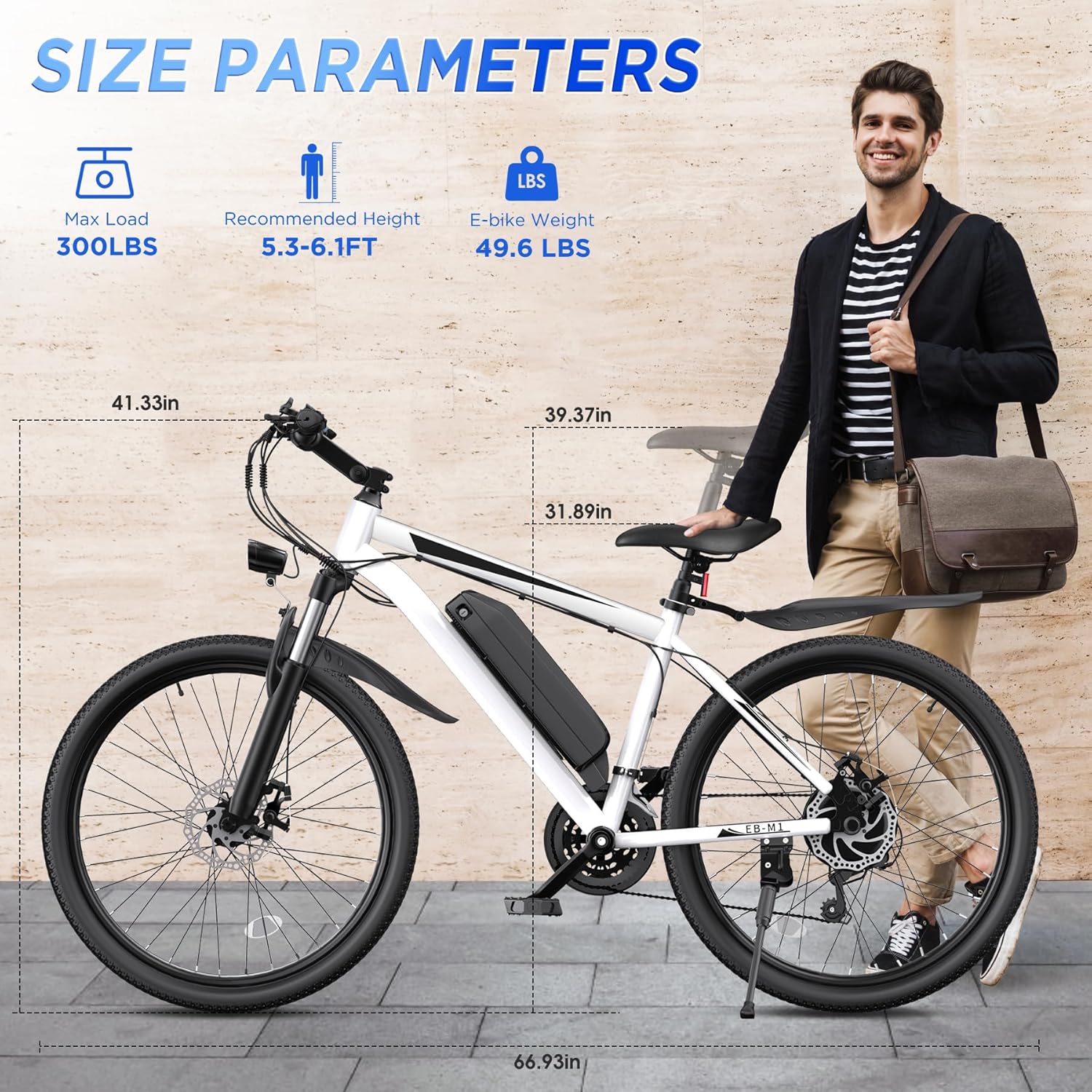 Electric Bike for Adults, 26" Ebike with 1000W Peak Motor