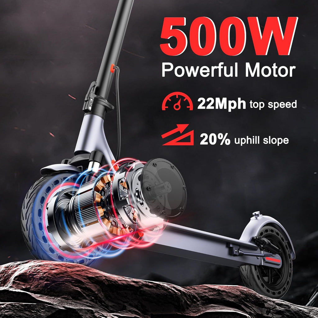 Electric Scooter, 8.5" /10" /14" Tire, 16/19/22 Mph Top Speed
