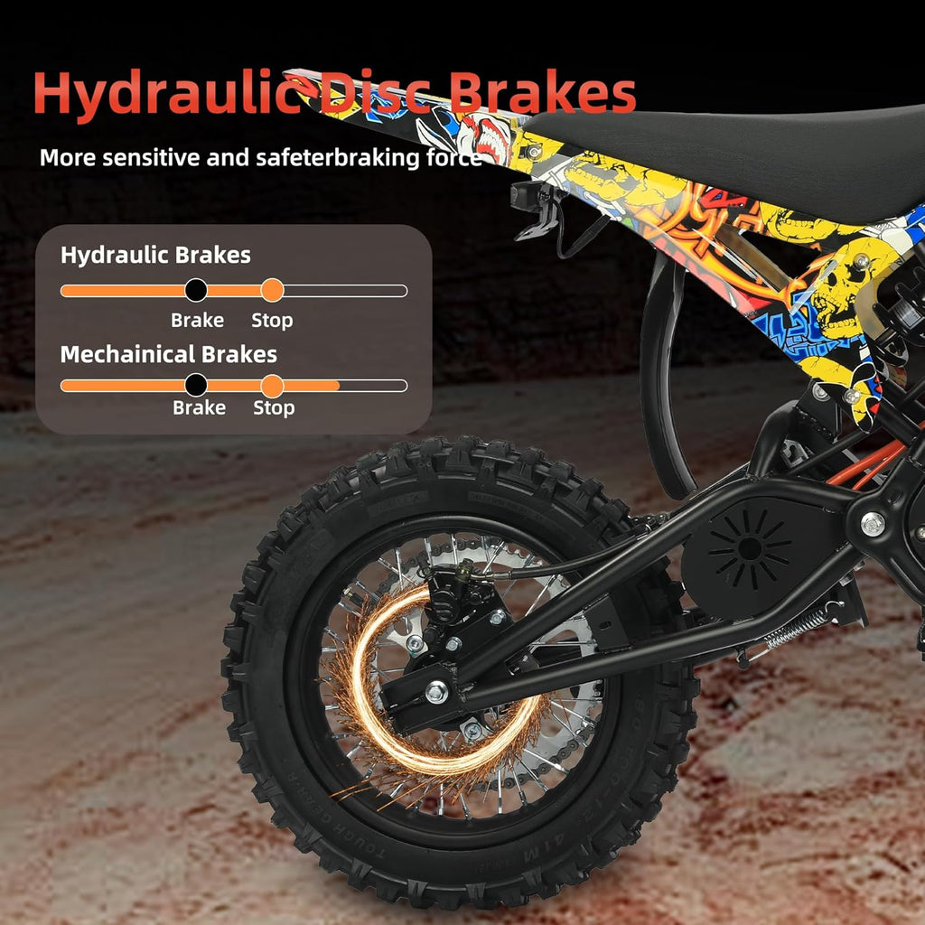 2500W/4000W Electric Dirt Bike for Teens & Adults - 37/40MPH Off-Road EBike